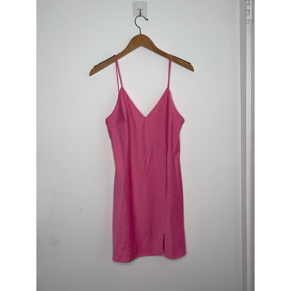 Women's Midi Slip Dress - A New Day- Pink Dress Size Medium NWT - Picture 2 of 5